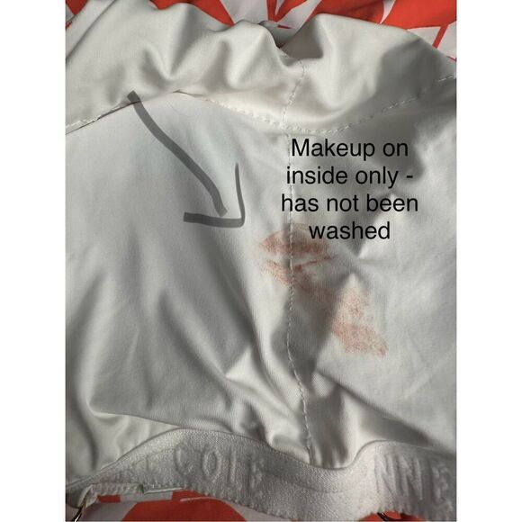 Anne Cole NWT size XS Retro Square neck coral/white print tankini swim top - Picture 10 of 12